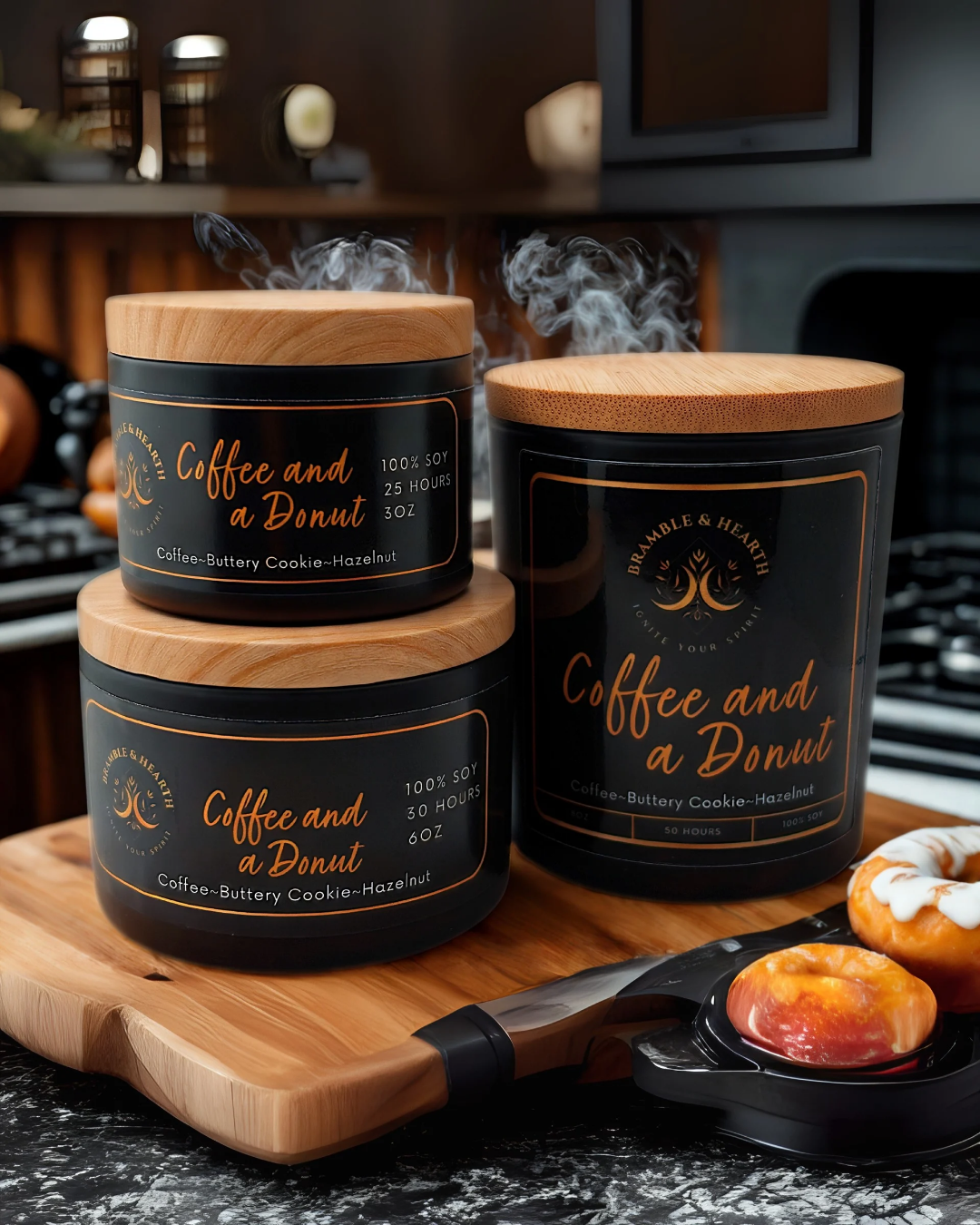 Coffee & A Donut – Sweet Comfort in Every Flicker